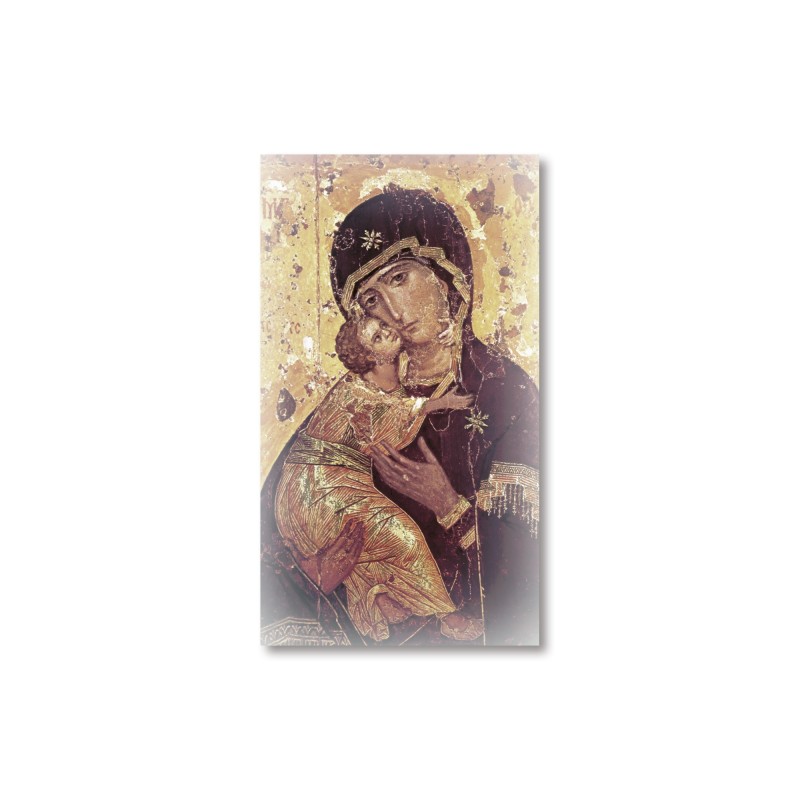 Santino Madonna della Tenerezza con preghiera Santino Madonna della Tenerezza con preghiera