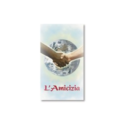 Santino immagine simbolica con preghiera