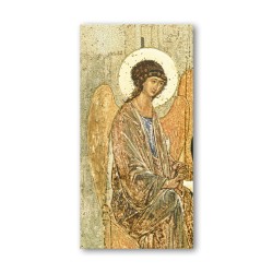 Segnalibro con oro a caldo dell'icona dell'Angelo della Trinità