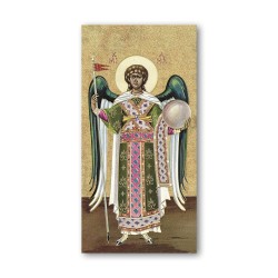 Segnalibro con oro a caldo dell'icona di San Michele Arcangelo