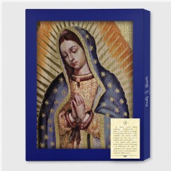 Tavola Lignea della Madonna di Guadalupe in scatola regalo