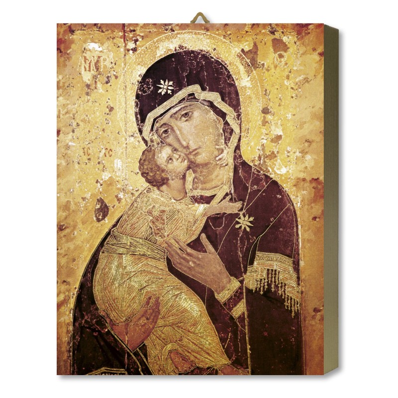 Tavola Lignea dell'icona della Madonna della Tenerezza in scatola regalo Tavola Lignea dell'icona della Madonna della Tenerezza in scatola regalo