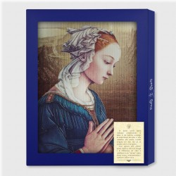 Tavola Lignea della Madonna del Lippi  in scatola regalo